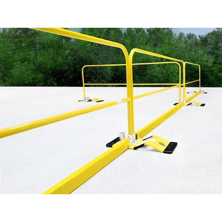 Frontline Guardrail Toe Board, Yellow, 10 ft GUTO10YLW